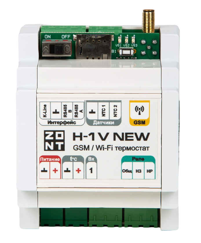 Термостат Zont H-1V NEW отопительный GSM / Wi-Fi